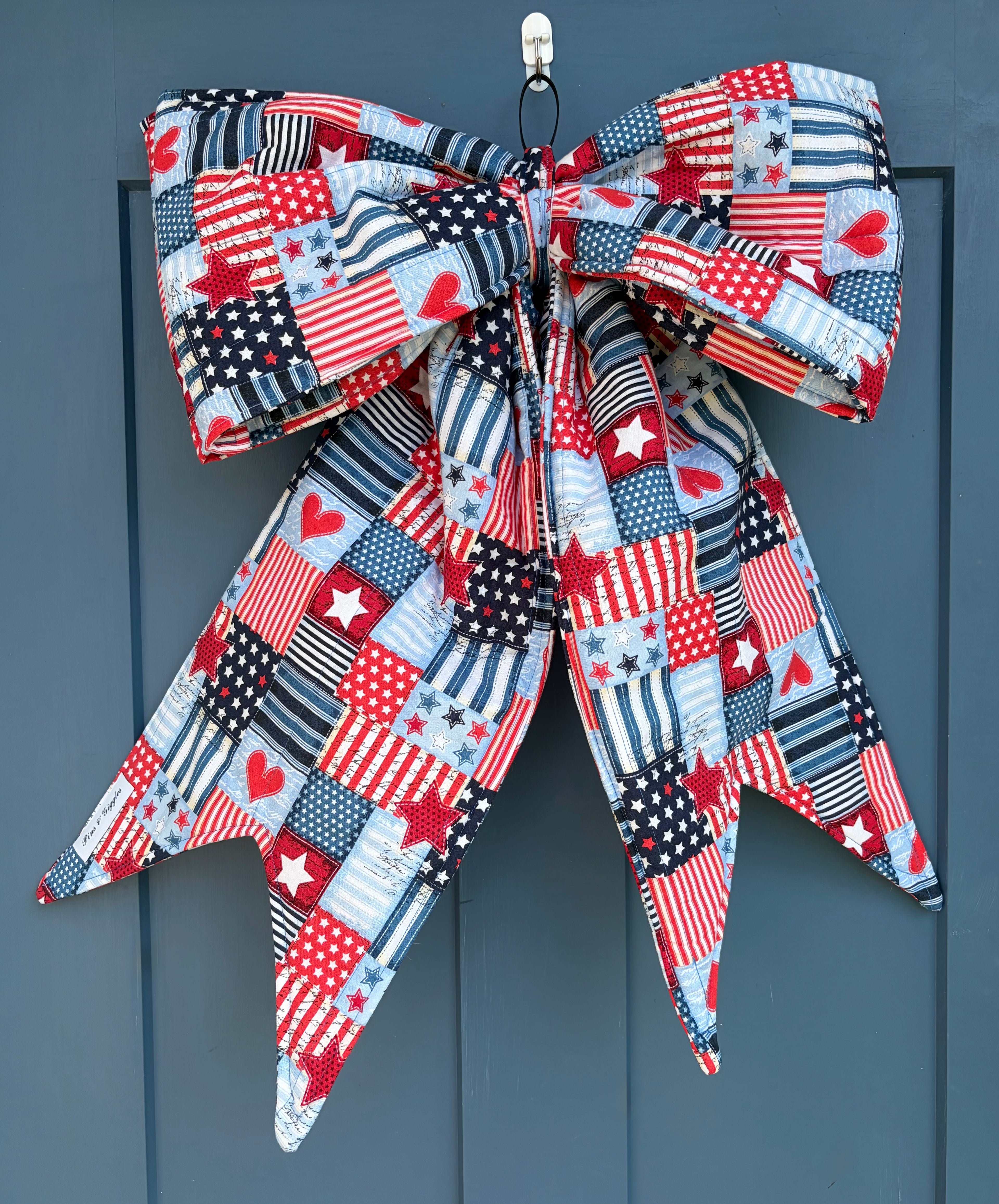 Giant Patriotic Bow